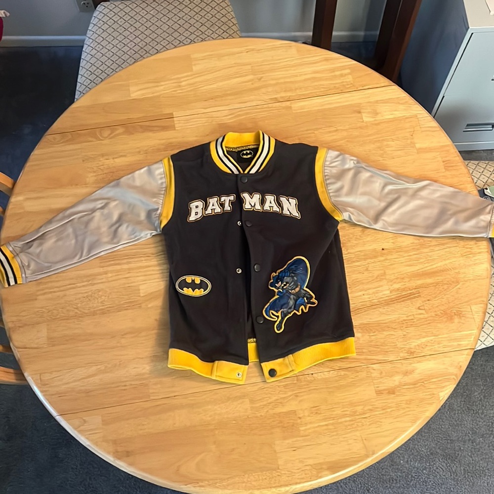 Batman letter jacket. Size 6 perfect condition
